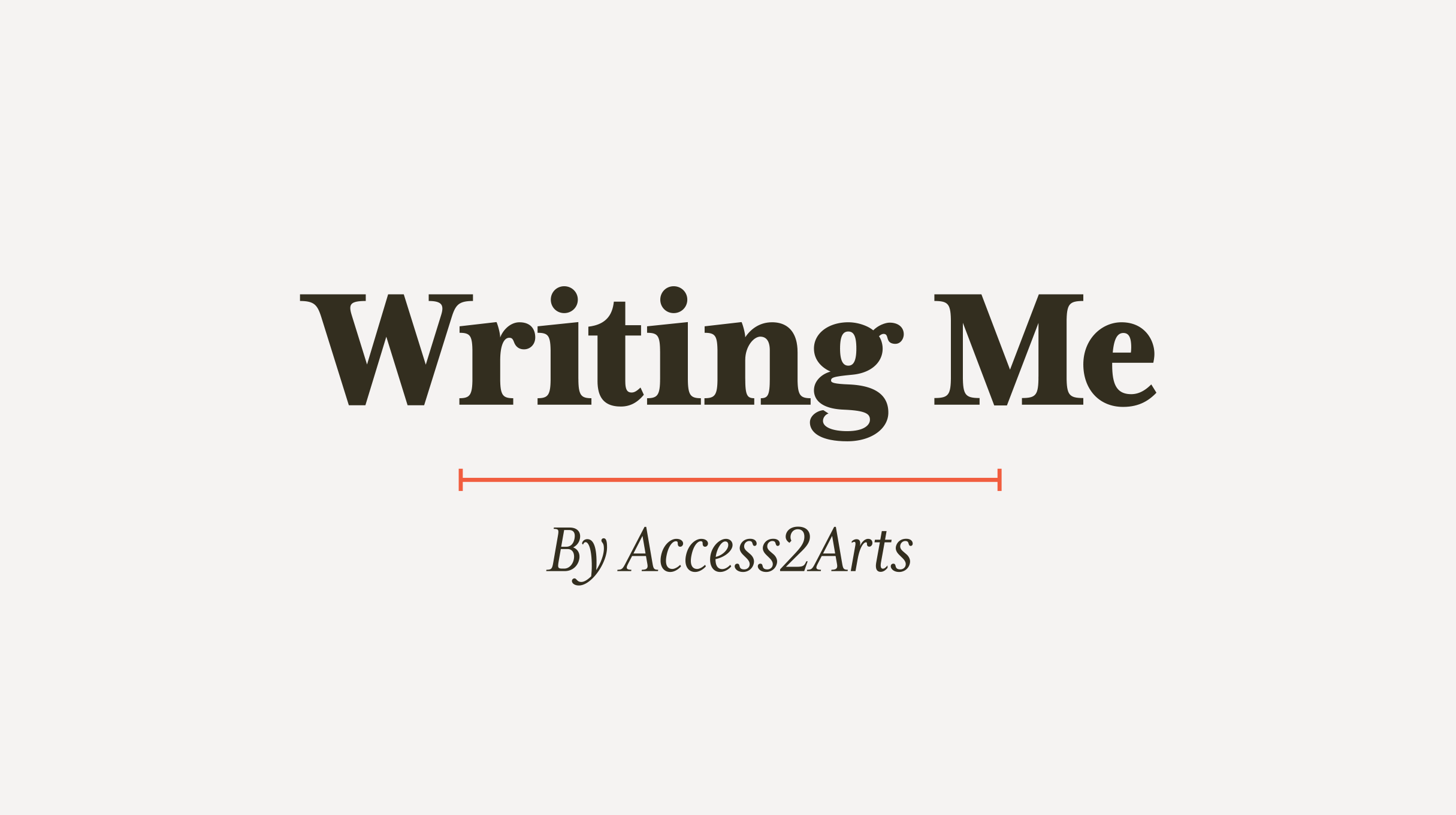 Logo: Writing Me, by Access2Arts