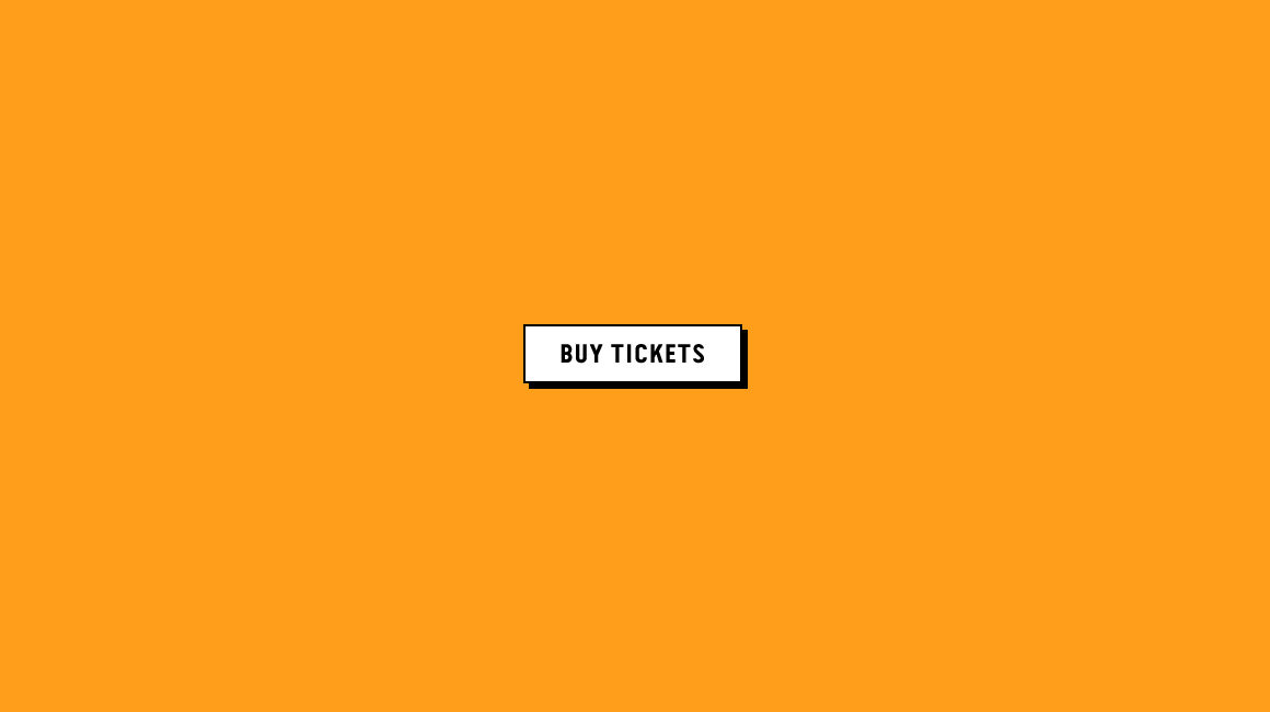 Adelaide Dance Festival - Website - Buy Tickets button - white button with black outline on a bright orange background