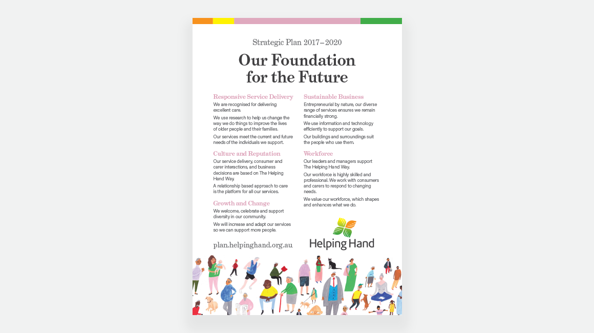 Helping Hand - poster - Our foundation for the future