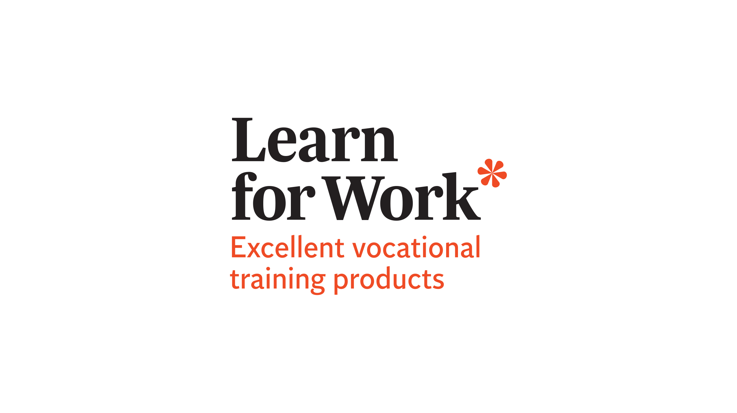 Logo - Learn For Work, Excellent vocational training products