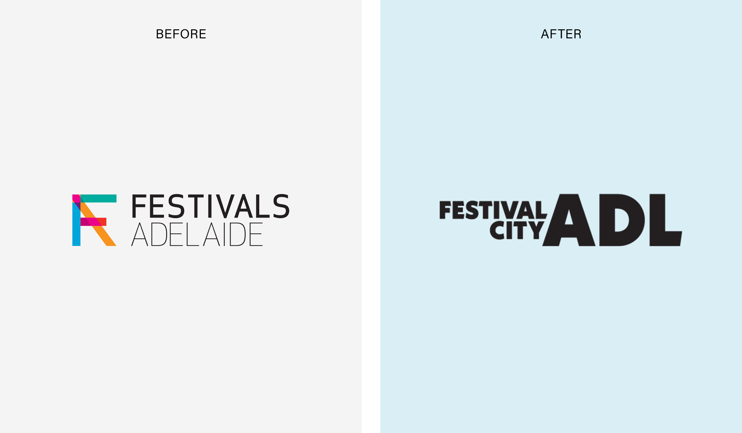 Festival City ADL logo refresh comparison
