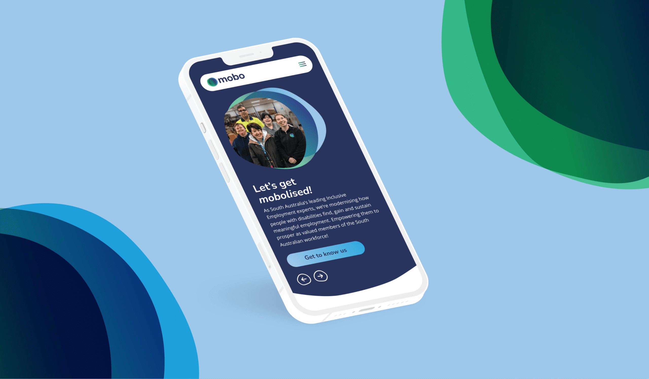 mobo design mobile mockup