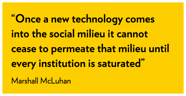 Quote by Marshall McLuhan