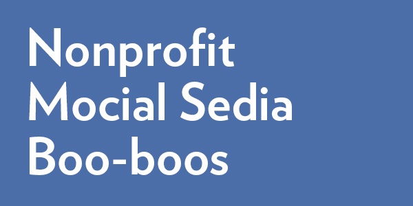 Nonprofit Mocial Sedia Boo-boos