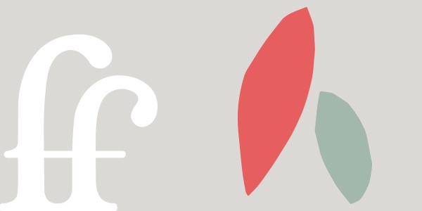 Freerange logo mark, and leaf shapes