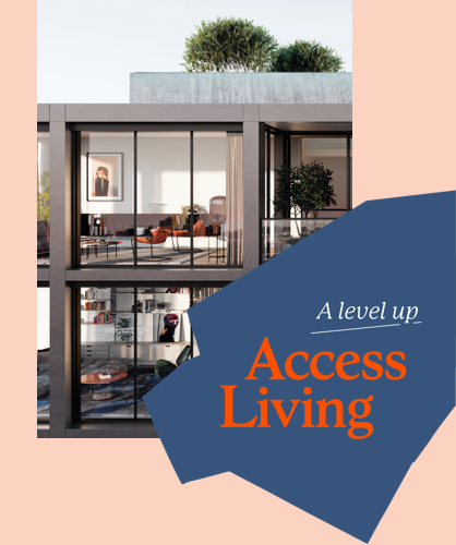 Access Living logo over photo