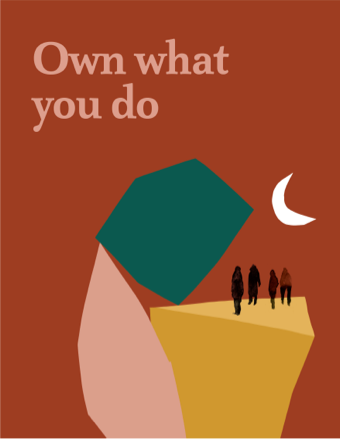 Own what you do value card