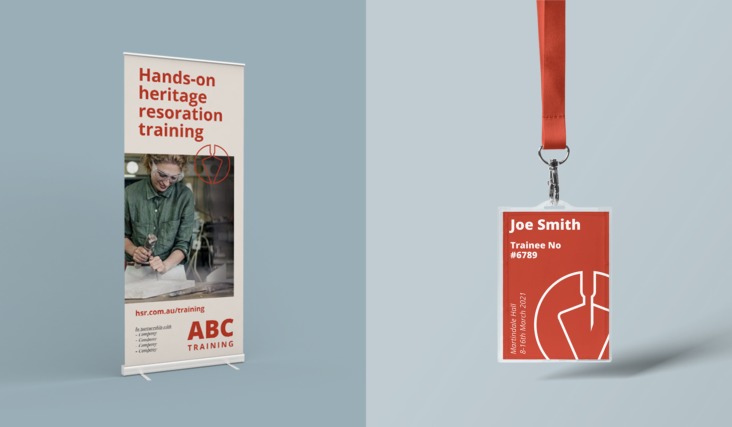 ABC Training branding collateral