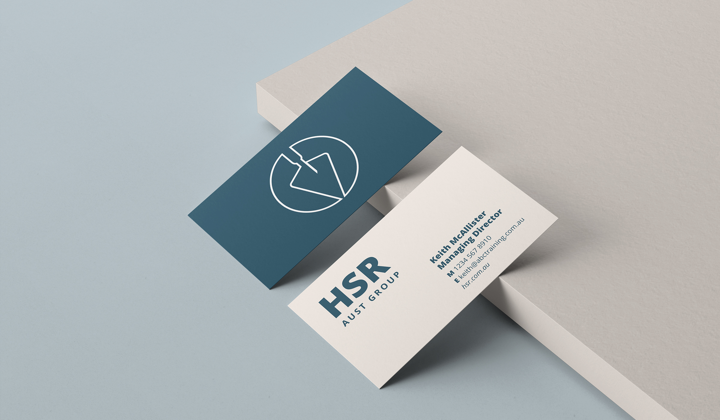 HSR business card design