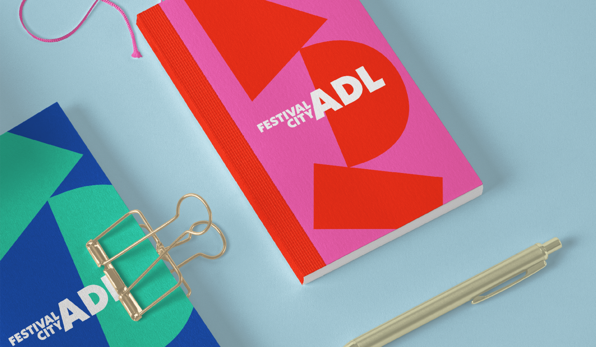 Festival City ADL notebook design mockup