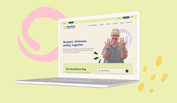 HomePlace website design mockup